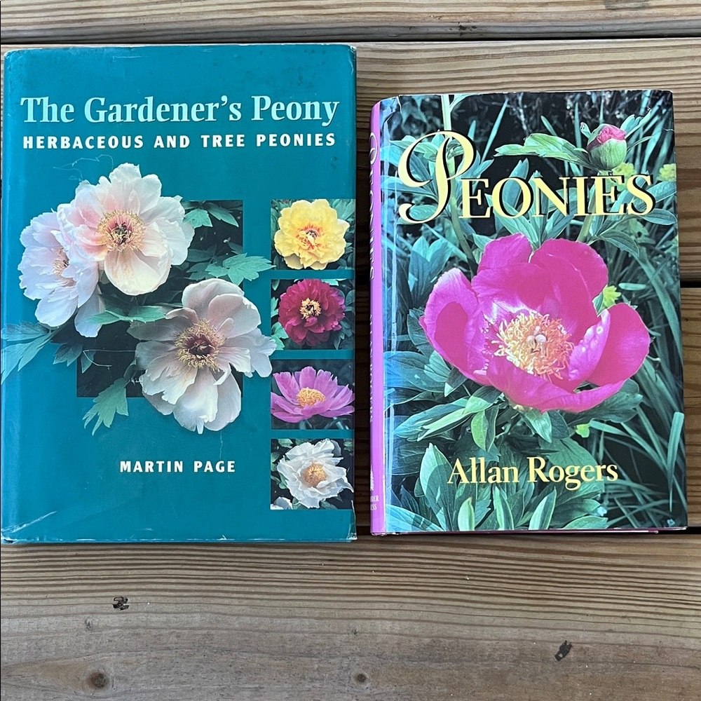 Peonies 2 Book Bundle •The Gardener’s Peony 
Martin Page •Peonies Allan Rogers
